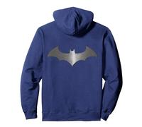 Logo DC Batman Moderne Sweat à Capuche, Unisexe pour Adultes, Bleu Marine, M