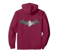 Logo DC Batman Moderne Sweat à Capuche, Unisexe pour Adultes, Marron, XL