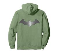Logo DC Batman Moderne Sweat à Capuche, Unisexe pour Adultes, Vert Sauge, L