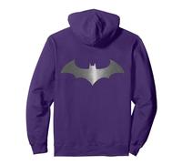 Logo DC Batman Moderne Sweat à Capuche, Unisexe pour Adultes, Violet, XL