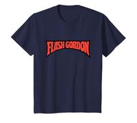Logo de Bande dessinée Flash Gordon avec Texte Rouge Classique pour Enfants T-Shirt