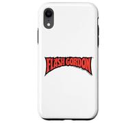 Logo de Bande dessinée Flash Gordon Classique en Texte Rouge Coque pour iPhone XR
