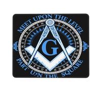 Logo De Charité Franc-Maçon Et Espoir De Foi Maçonnique Mousepad Résistant À Usure Mouse Pad Petit Tapis De Souris pour Maison Bureau Ordinateur 25X30Cm
