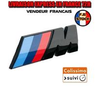 Logo de Coffre - BMW - M-Tech - Noir Brillant - 73 mm - Emblème 3D