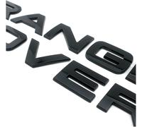 Logo de Gril de Sport de Gamme de qualité Originale, Lettres Rover, Badge de démarrage, emblème décoratif (Color : Gloss Black)