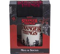 Logo de la boîte cadeau Stranger Things (tasse, paire de chaussettes)