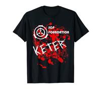 Logo de la Fondation SCP avec éclaboussures de sang KEter T-Shirt