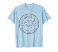 Logo de la Vache Qui rit T-Shirt, Homme, Bleu Céleste, M