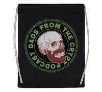 Logo De New Dads From The Crypt Sac De Sport Noir Sac De Sport Réutilisable En Coton Avec Cordon De Serrage Black Gym Bag Cotton Reusable Drawstring Sport Bag