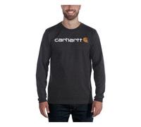 Logo de noyau de chemise carhartt ls en bruyère de carbone Carhartt