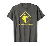 Logo de Panneau de Rue Playing for Change T-Shirt, Homme, Asphalte, 5XL