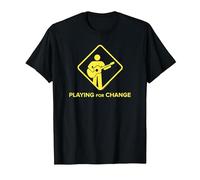 Logo de Panneau de Rue Playing for Change T-Shirt, Homme, Noir, L