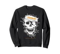 Logo de Pirate The Goonies Skull, icône d'aventure rétro de 1985 Sweatshirt