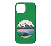 Logo de Poche The Great Salt Lake Trail Utah Bison Coque pour iPhone 12 Mini