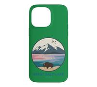 Logo de Poche The Great Salt Lake Trail Utah Bison Coque pour iPhone 14 Pro Max