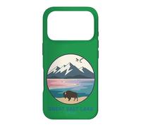 Logo de Poche The Great Salt Lake Trail Utah Bison Coque pour iPhone 17 Pro