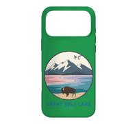 Logo de Poche The Great Salt Lake Trail Utah Bison Coque pour iPhone 17 Pro Max