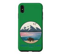 Logo de Poche The Great Salt Lake Trail Utah Bison Coque pour iPhone XS Max