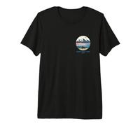 Logo de Poche The Great Salt Lake Trail Utah Bison T-Shirt Haut de Gamme