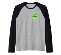 Logo de Poche Vert Poison Design Manche Raglan