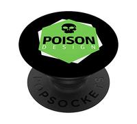 Logo de Poche Vert Poison Design PopSockets PopGrip Adhésif