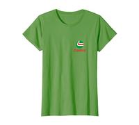 Logo de Poitrine Moderne Moto Oil Liquid Engineering PAPL1285 T-Shirt, Femme, Herbe, 3XL