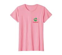 Logo de Poitrine Moderne Moto Oil Liquid Engineering PAPL1285 T-Shirt, Femme, Rose, S