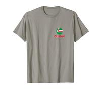 Logo de Poitrine Moderne Moto Oil Liquid Engineering PAPL1285 T-Shirt, Homme, Ardoise, XXL