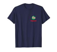 Logo de Poitrine Moderne Moto Oil Liquid Engineering PAPL1285 T-Shirt, Homme, Bleu Marine, 4XL