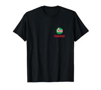 Logo de Poitrine Moderne Moto Oil Liquid Engineering PAPL1285 T-Shirt, Homme, Noir, XXL