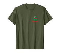 Logo de Poitrine Moderne Moto Oil Liquid Engineering PAPL1285 T-Shirt, Homme, Olive, XXL