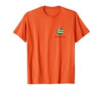 Logo de Poitrine Moderne Moto Oil Liquid Engineering PAPL1285 T-Shirt, Homme, Orange, XXL