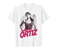 Logo de Portrait Souriant de Fast & Furious Letty Ortiz T-Shirt, Homme, Blanc, L
