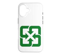 Logo de Recyclage de Taiwan, Journée de la Terre, Recyclage, écologie, Environnement Coque pour iPhone 16