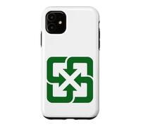 Logo de Recyclage de Taiwan, Journée de la Terre, Recyclage, écologie, Environnement Coque pour iPhone 11