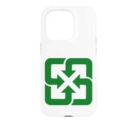 Logo de Recyclage de Taiwan, Journée de la Terre, Recyclage, écologie, Environnement Coque pour iPhone 15 Pro