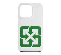 Logo de Recyclage de Taiwan, Journée de la Terre, Recyclage, écologie, Environnement Coque pour iPhone 13 Pro