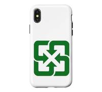Logo de Recyclage de Taiwan, Journée de la Terre, Recyclage, écologie, Environnement Coque pour iPhone X/XS