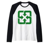 Logo de Recyclage de Taiwan, Journée de la Terre, Recyclage, écologie, Environnement Manche Raglan
