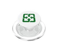 Logo de Recyclage de Taiwan, Journée de la Terre, Recyclage, écologie, Environnement PopSockets PopGrip pour MagSafe