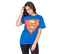 Logo de Superman Classic adultes / T-shirt en bleu royal (TL259), Medium, Blue