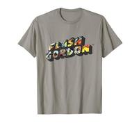 Logo de Texte de Bande dessinée rétro Flash Gordon T-Shirt