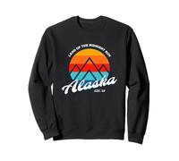 Logo de Vacances pour l'Alaska, Pays du Soleil de Minuit Sweatshirt