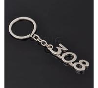 Logo De Voiture Porte-Clés Porte-Clés Auto Porte-Clés Porte-Clés Porte-Clés pour Peugeot 206 207 307 308 408 508 3008 Accessoires De Style De Voiture,308