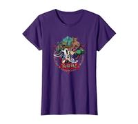 Logo de Yami Yugi et Kaiba Seto PAPL606 T-Shirt, Femme, Violet, L