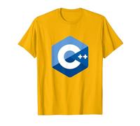 Logo des programmateurs C++ - Code ingénieur Logiciel C Plus Plus T-Shirt, Homme, Doré Vif, S