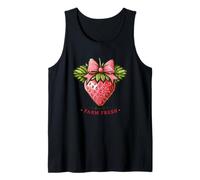 Logo d'illustration Farm Fresh Strawberry Bow Débardeur