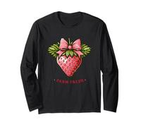 Logo d'illustration Farm Fresh Strawberry Bow Manche Longue