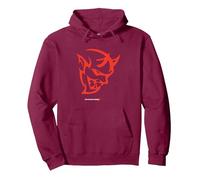 Logo Dodge Demon Sweat à Capuche, Unisexe pour Adultes, Marron, S