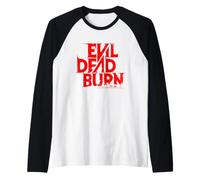 Logo du Film d'horreur Evil Dead Burn Halloween Manche Raglan